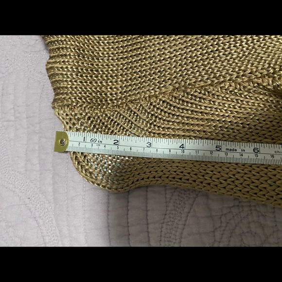 Polo by Ralph Lauren Tan Sweater with American Flag Patch - Picture 4 of 5